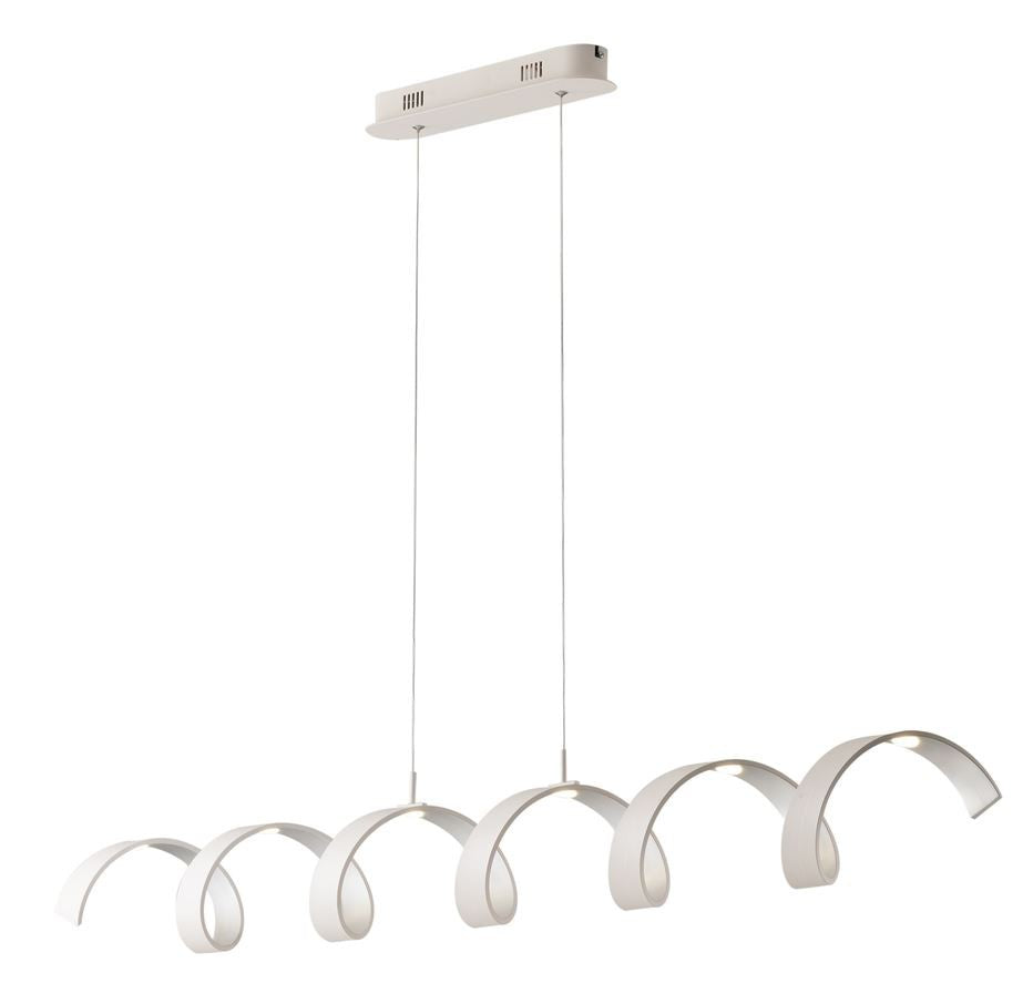 Sospensione LED spirale in alluminio bianco-argento o nero-oro 30W 2520LM 3000-4000°k HELIX-S6 Sospensione LED spirale in alluminio bianco-argento o nero-oro 30W 2520LM 3000-4000°k HELIX-S6